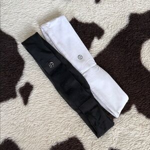 lululemon athletica Black and White Hairbands